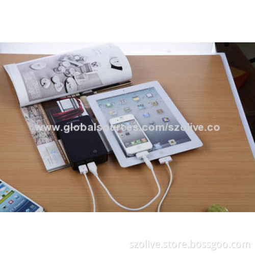 18650 Battery of Power Bank with 11,000mAh Capacity, Available in Black and White Colors
